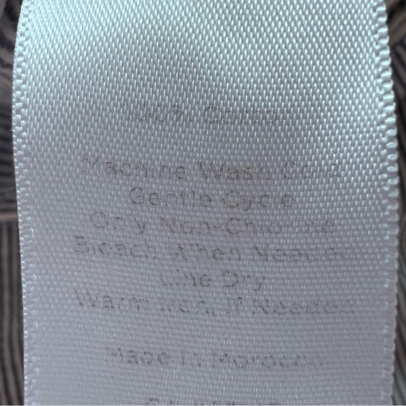 ⭐️ Talbot's Seersucker Capri Pants -Size 24 blue & white - Picture 8 of 14